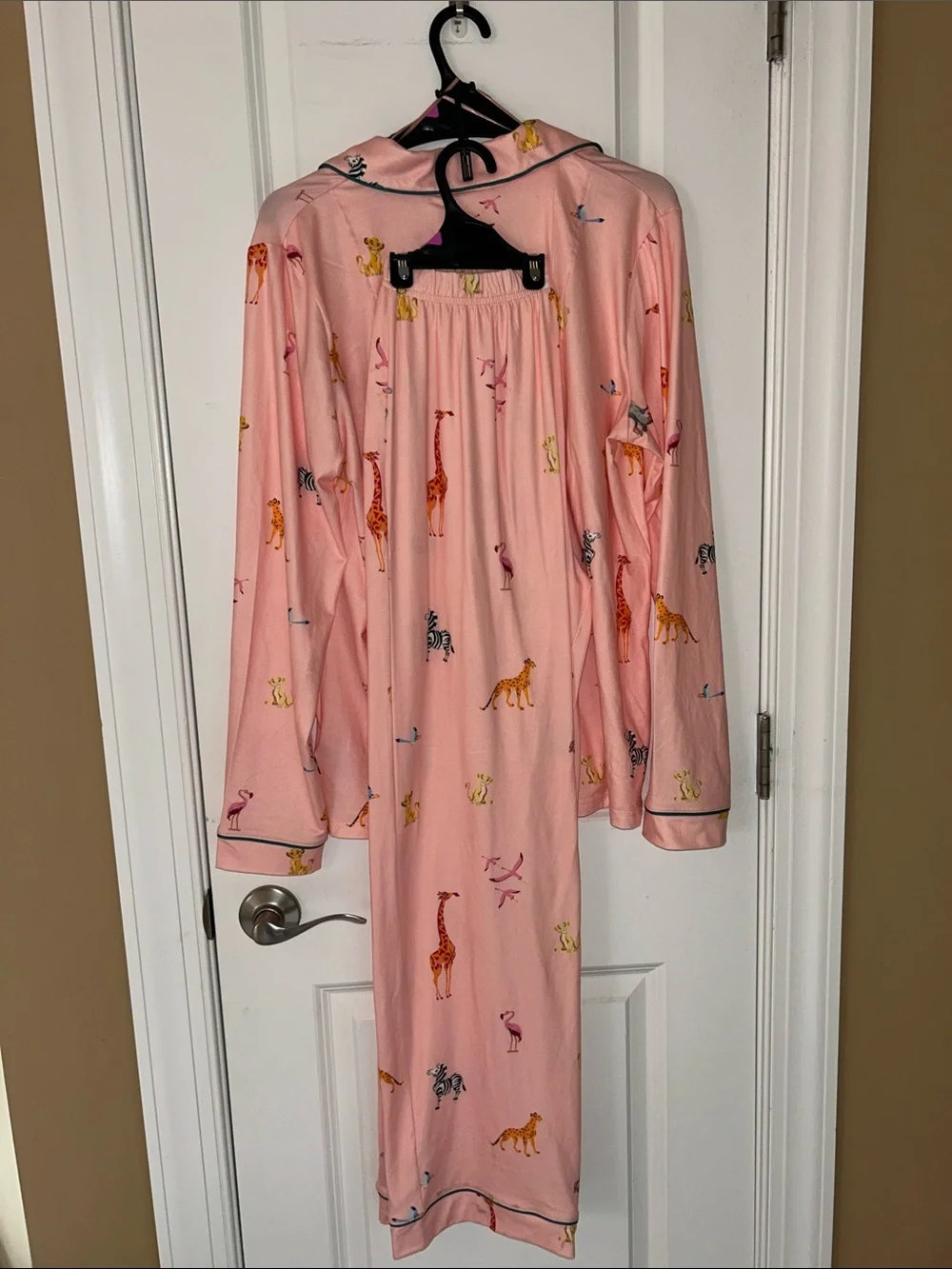 The Lion King Pink Sleepwear Pajama Set with Animal Print - Picture 6 of 9